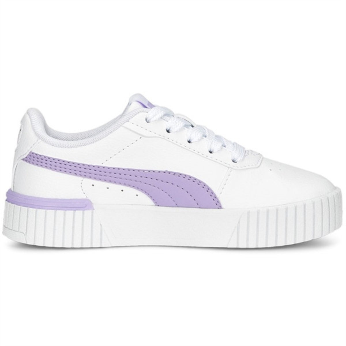 Zapatillas Puma Mujer Color Lila Tenis Puma Carina Blanco/Lila