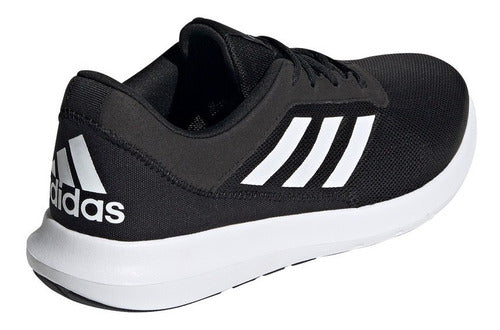 TENIS CORERACER ADIDAS NEGRO/BLANCO – KingsShoesNomada