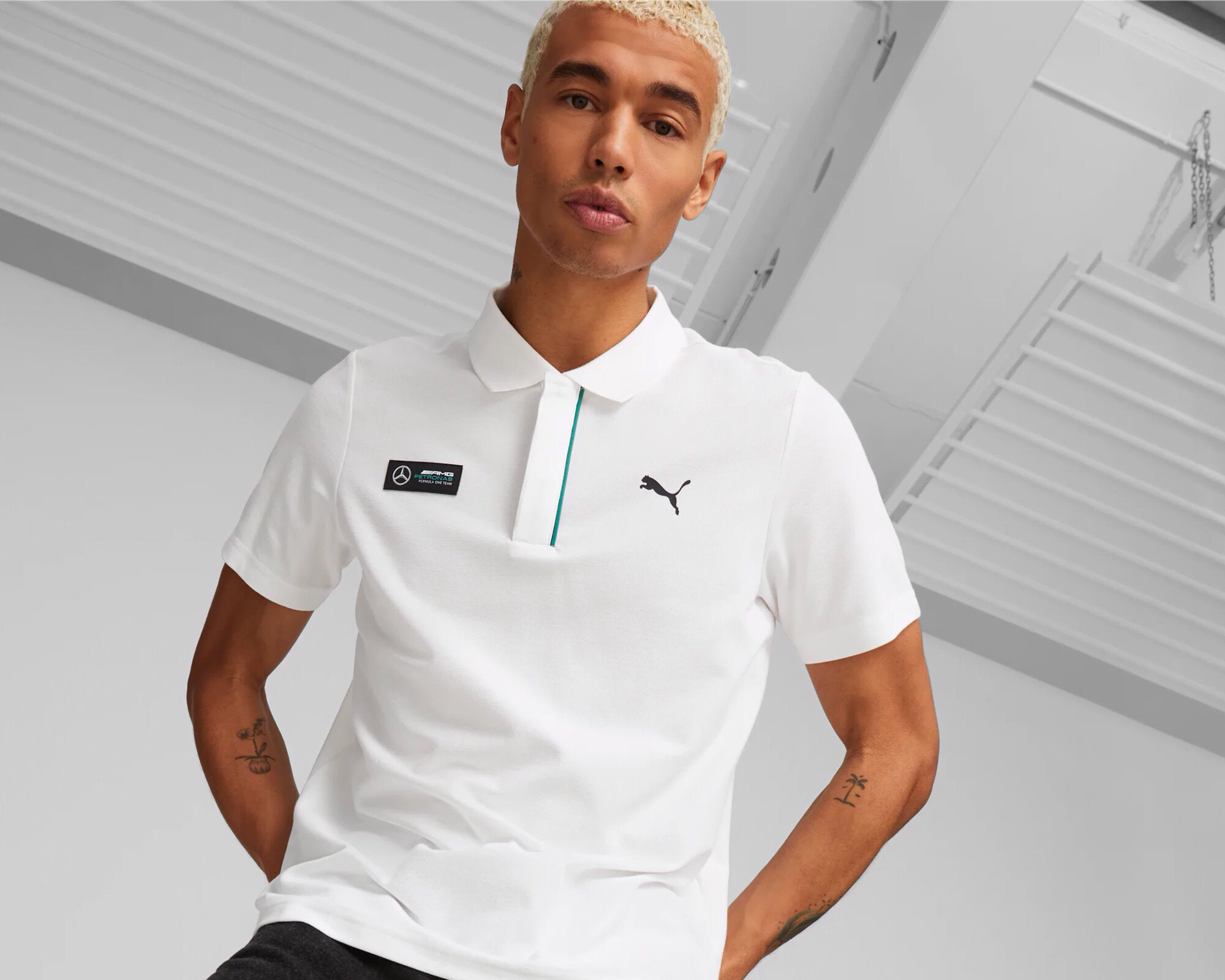 Puma mercedes online benz blancos